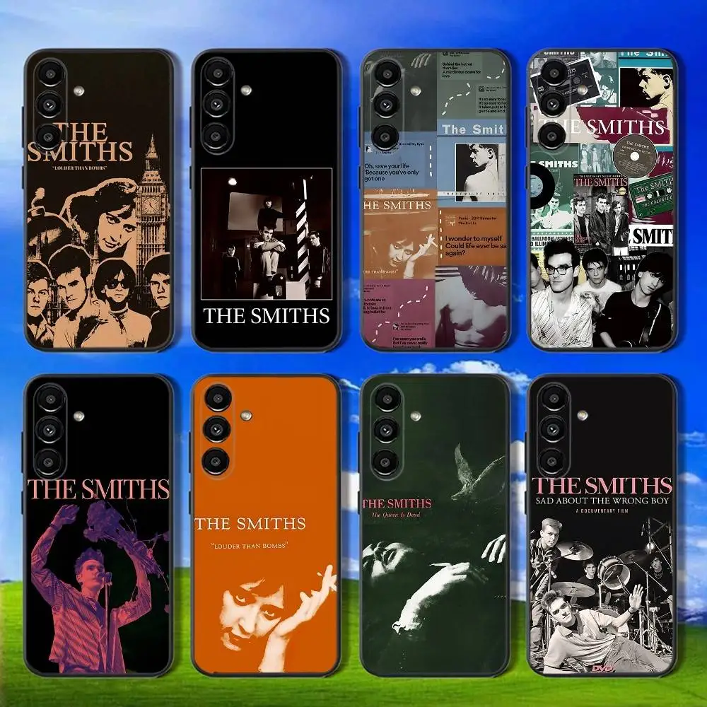 

Band The S-Smiths Phone Case For Samsung Galaxy A13,A21s,A22,A31,A32,A52,A53,A71,A80,Soft Black Shell