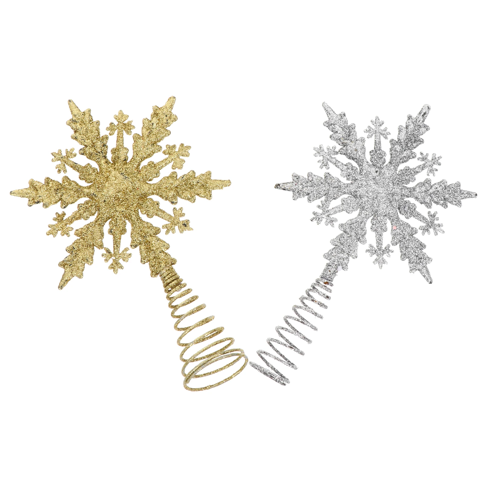

2pcs Tree Star Decoration Plastic Christmas Ornaments for Wall Hanging Xmas Scene Decoration Tree Adornment Party Supply