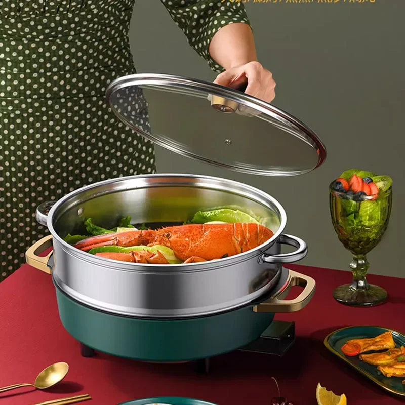 Metélt Leves hotsale Fazék Korea fedezze Alvázkeret Élelem Elektromos chinesa hotsale Izzítócsésze non-stick Zöldség Melegítő haza Fondü chinoise cookware