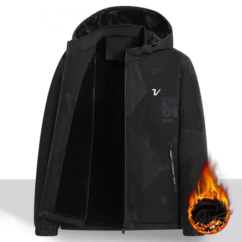 Luxury Brand Golf Jacket Men's Golf Wear Autumn 2024 Men's Golf Clothes Fashion Down Cotton Coat Windbreaker New Jacket