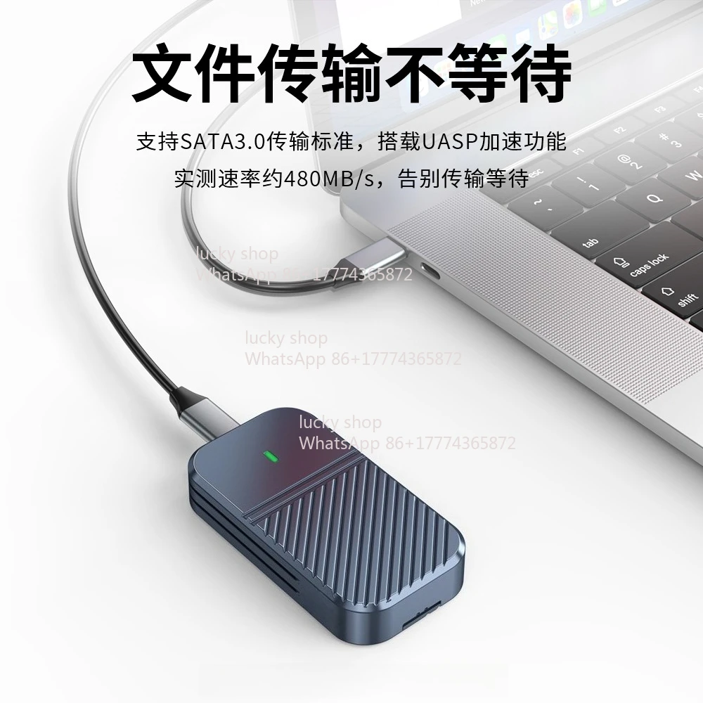 Msata SSD Msata To Typec Mobile Box High Speed Ssd External Card Reader