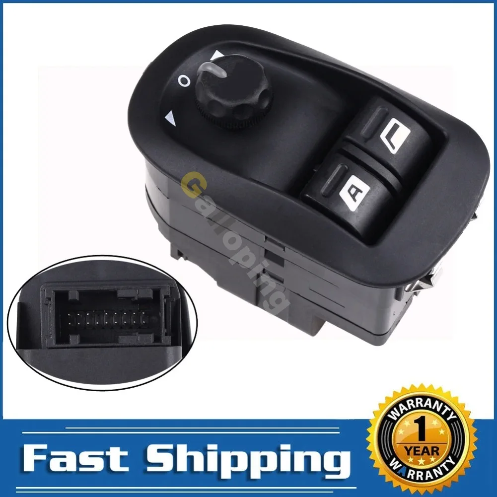 Electric Power Master Window Lifter Switch Panel Mirror Control Push Button 6554.WA For Peugeot 206 207 306 Citroen C2 Car Parts