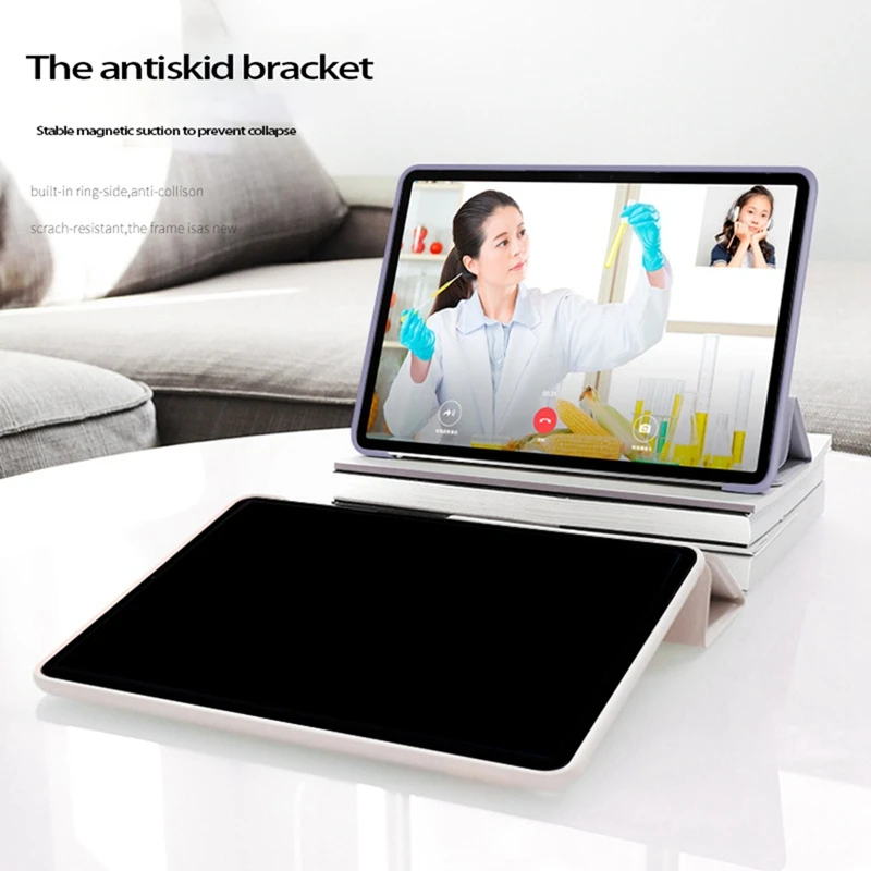 La funda para tableta y Pc es adecuada para Lenovo 11/11Plus, funda de silicona líquida tipo tapa suave