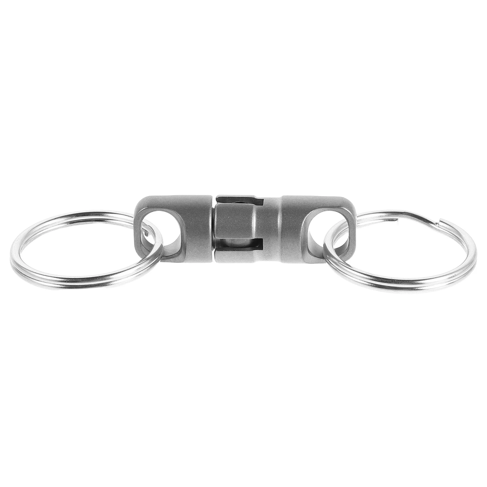 

Outdoor Swivel Keychain Titanium Quick Release Portable Key Ring Detachable Holder For Adventure Travel Camping Hiking
