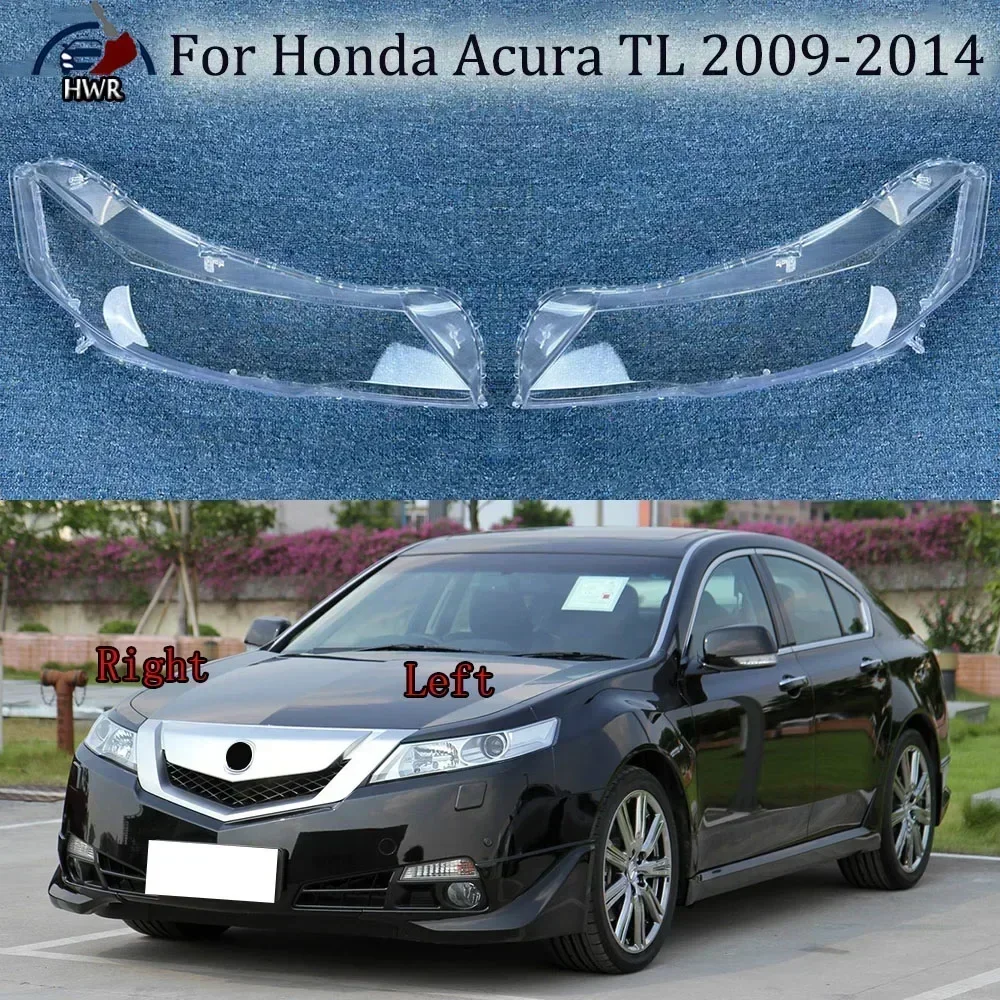 

Front Headlamp Cover Transparent Lampshade Headlight Shell Plexiglass Lens For Honda Acura TL 2009 2010 2011 2012 2013 2014