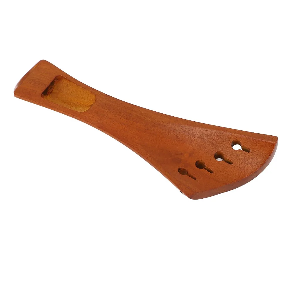 Premium 4/4 Size Violin Tailpiece Jujube Wood Wood Color Fiddle Tailpiece Violin Accessories For Violin