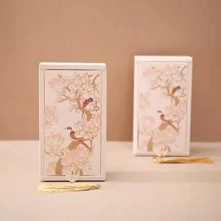 

New Arrive Chinese Style Wedding Candy Box Gift Boxes Kraft Paper Box Kraft Paper Large Chocolate Box Gifts For Guests 50pcs