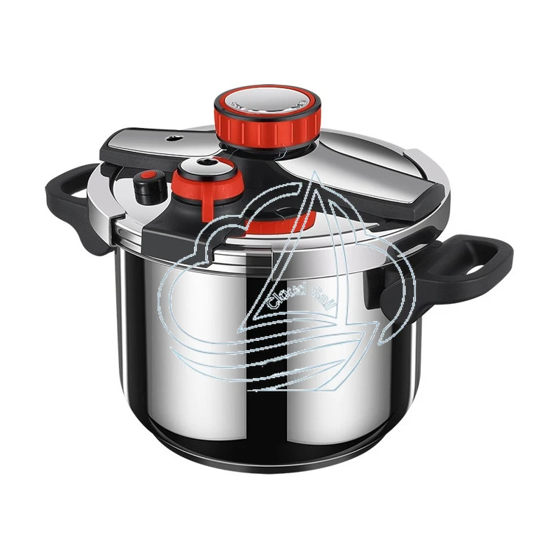 Thickened Stainless Steel High-Pressure Cooker Explosion-Proof Kitchenware for Safe Cooking Essential Household Item