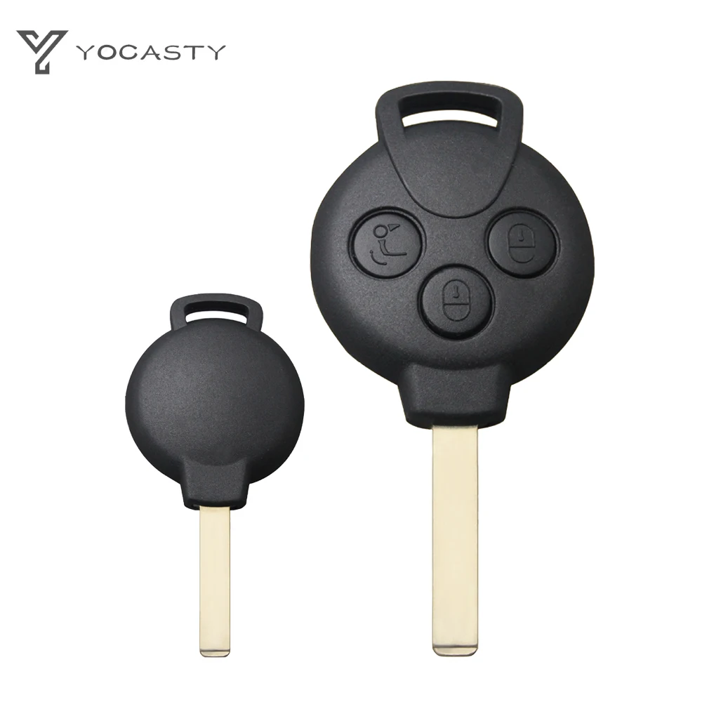 YOCASTY 3 Buttons 433MHz ID46 Chip PCF7941 Remote Car Key For Mercedes Benz Smart Fortwo 451 2007 2008 2009 2010 2011 2012 2013