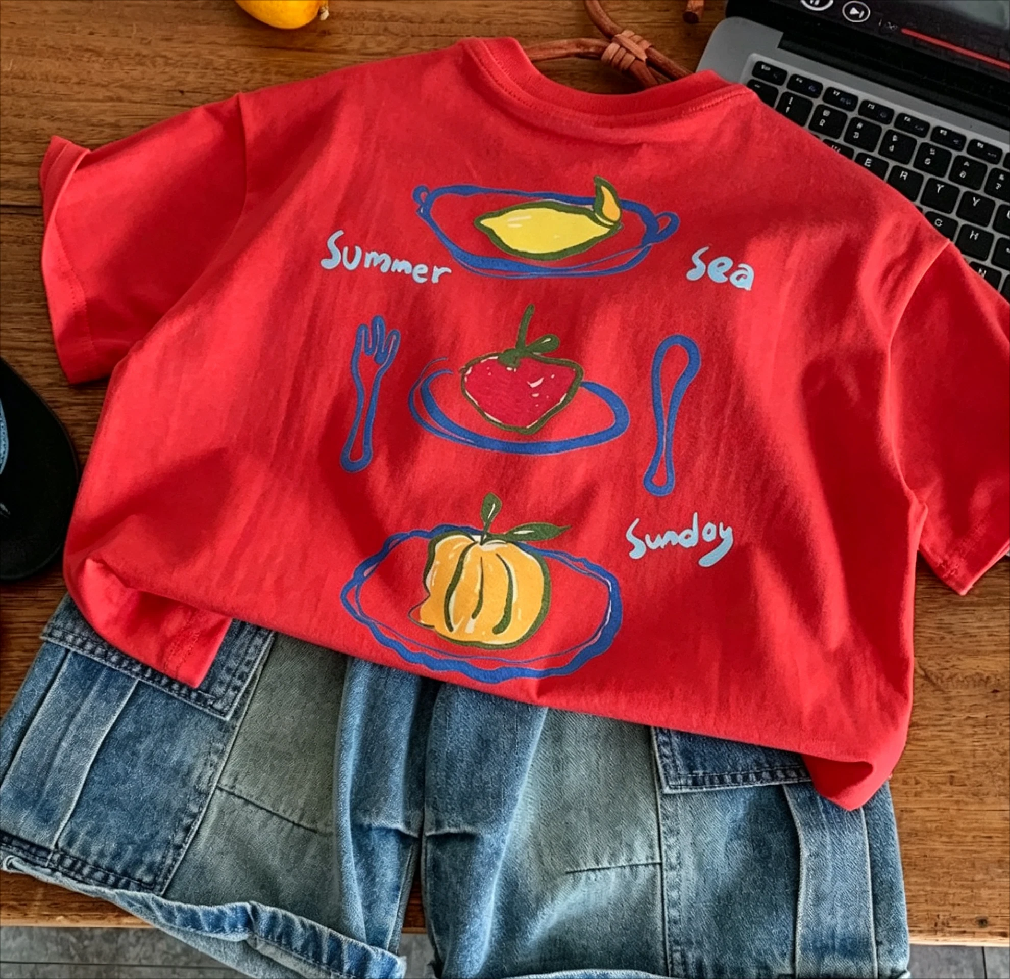 Children'S Korean Cartoon Prin - Baby Clothing Korea recension och pris