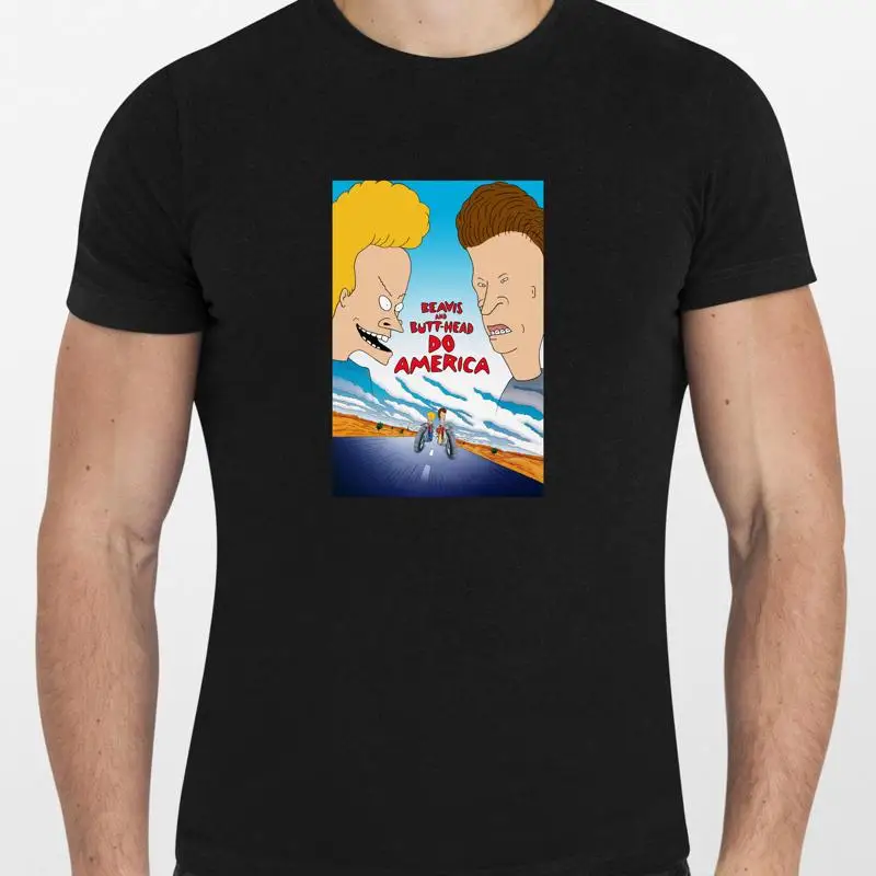بيفيز آند بوت هيد دو أمريكا (1996) فيلم جرافيك تي شيرت للرجال أو النساء جديد #1