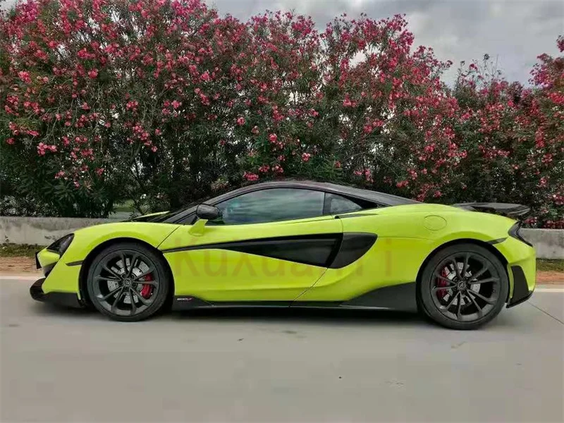 High Quality Carbon Fiber 600LT Style Side Skirts for 2015-2018 McLaren 540C 570S Modified Upgraded Body Kit