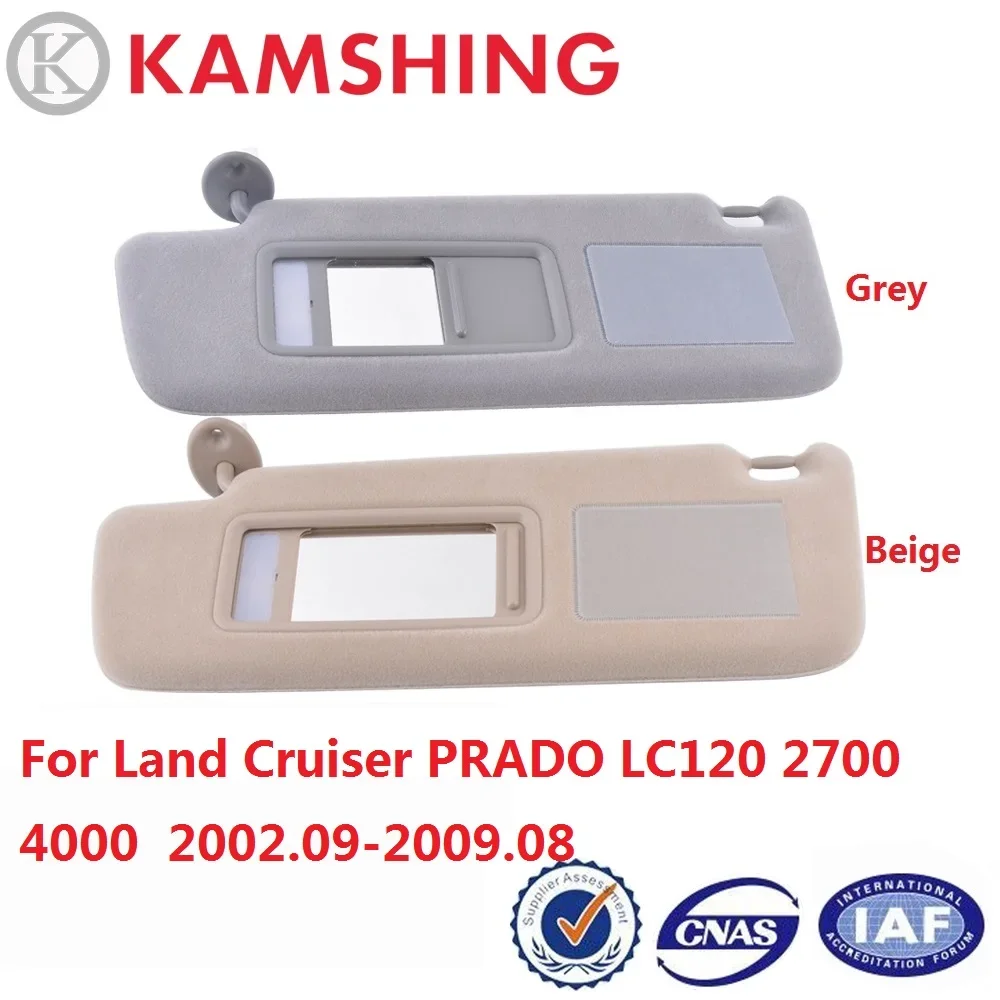For Land Cruiser PRADO LC120 2700 4000 2002 2003 2004 2005 2006 2008 2009 Car Inner Sunvisor Sun Visor Front Sunshield