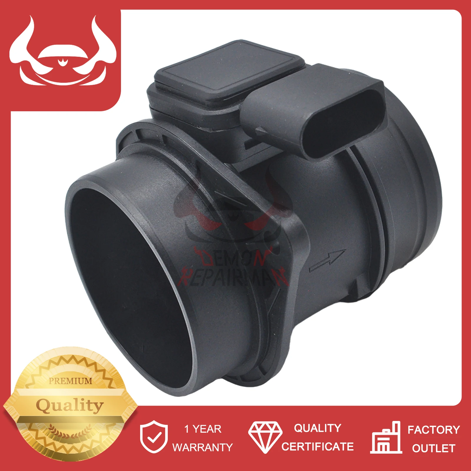 Mass Air Flow Sensor 0000942948 Compatible With Mercedes A B Class Smart Forfour Mitsubishi Colt MAF Meter Fix P0101