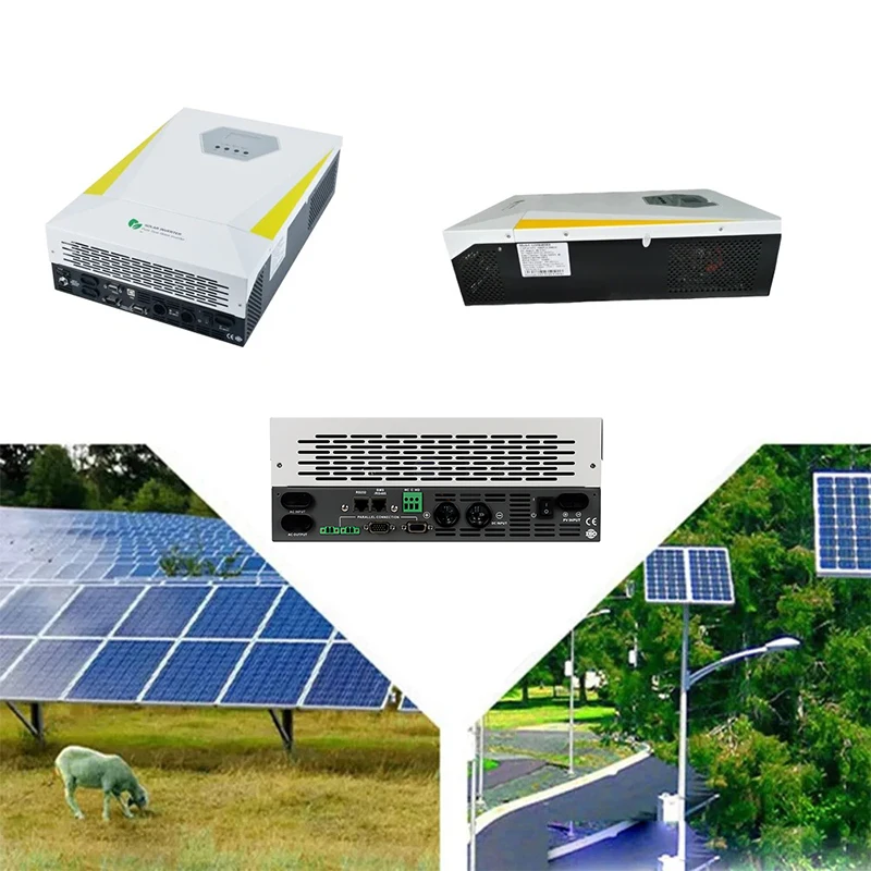 ECGSOLAX 18.6KW Inverter solare ibrido 48V 220V con Controller di ricarica Mppt 120A Inverter solare ibrido supporto parallelo 3 fasi