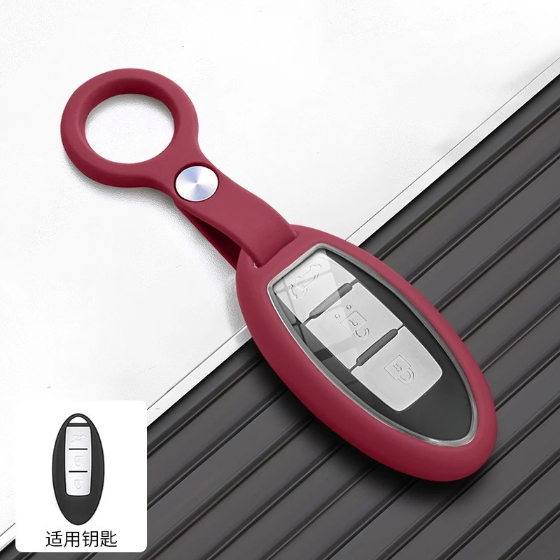 Key Fob Cover for Infiniti Q50 Q50L Q70 Q70L QX50 QX60 QX80 FX35 QX70 Silicone Smart Remote Key Protective Case Car Accessories view 3