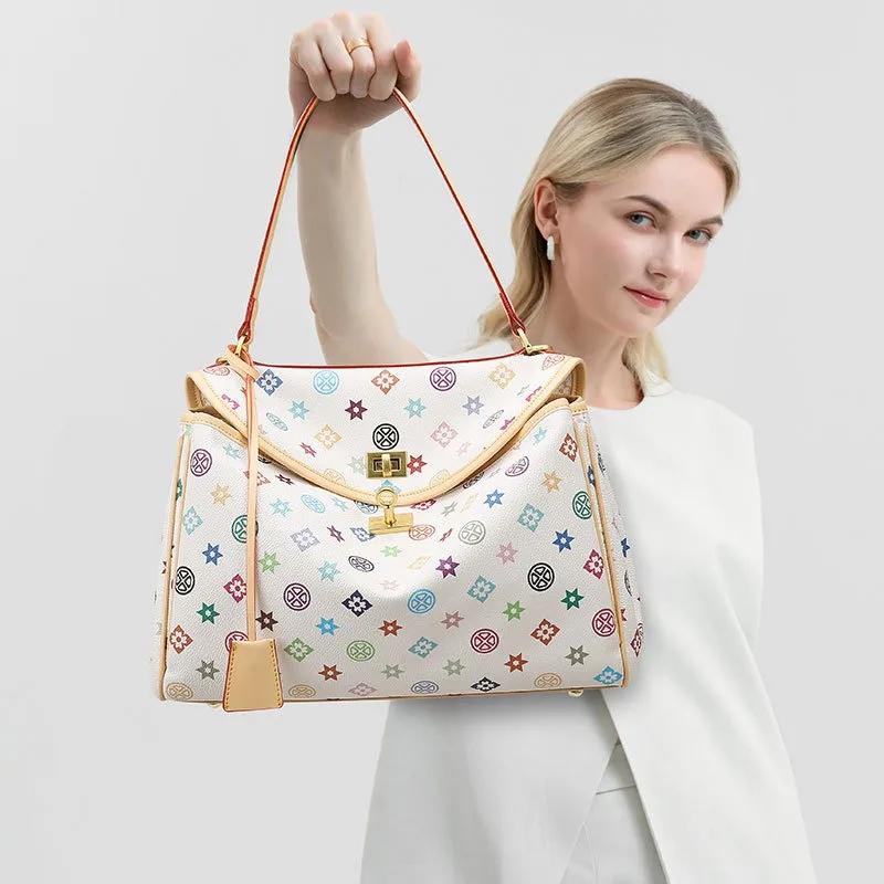 

2025 Spring/Summer New Dopamine Colored Shoulder Bag Fashionable, Light Luxury, High Grade Commuting Women's Bag Tote Bag