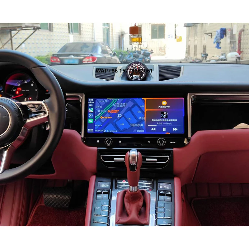

Upgraded Central Control Large Screen Android System Control Navigation Multimedia Player Suitable for Por Macan 2014-2018