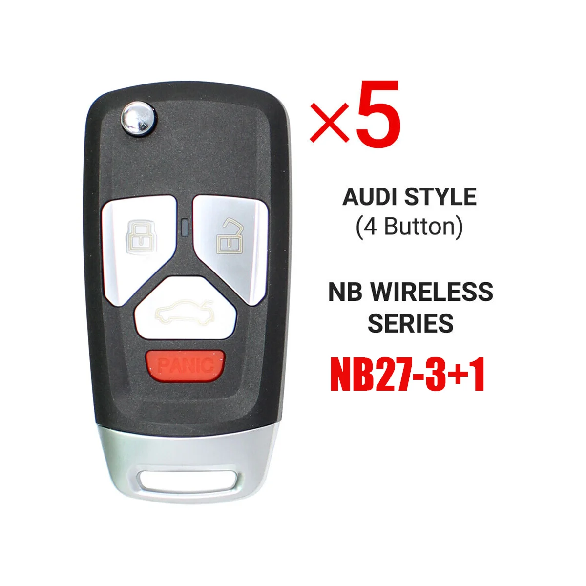 5Pc KEYDIY NB27-4 Remote Control Car Key Universal 4 Button for Style for KD900/-X2 MINI/ -MAX Programmer