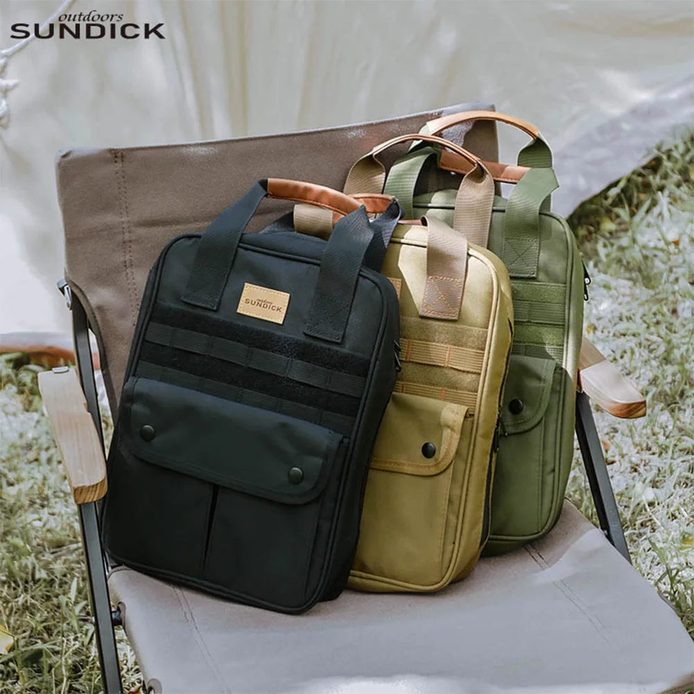 مجموعة أدوات الطبخ منظم السفر لملعقة شوكة السكين والتخييم والسفر وحقيبة تنظيم أواني الطبخ للشواء والتخييم والمشي لمسافات طويلة والسفر