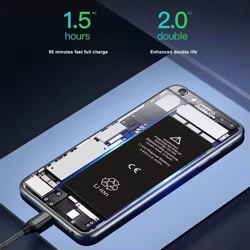 Battery For  iPhone 6 6S 5 5S SE 6P 6SP 7 7Plus 8 8Plus X XR XS 11 SE2 4 4G 4S Pro MAX Replacement Batteria + Free Tools - Image 3