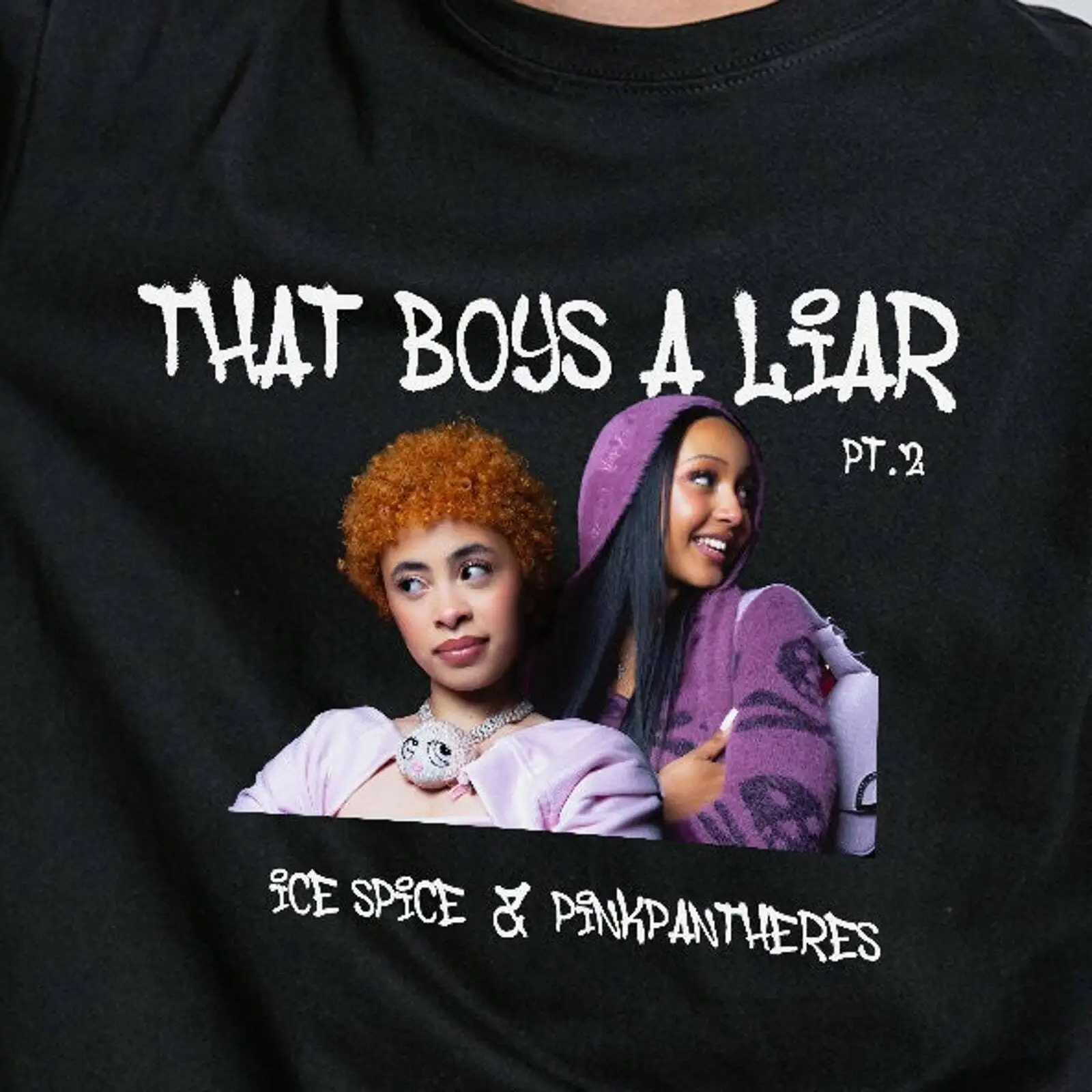 That Boy'S A Liar Pt 2 Ice Spice And Pinkpantheress T Shirt Merchandise