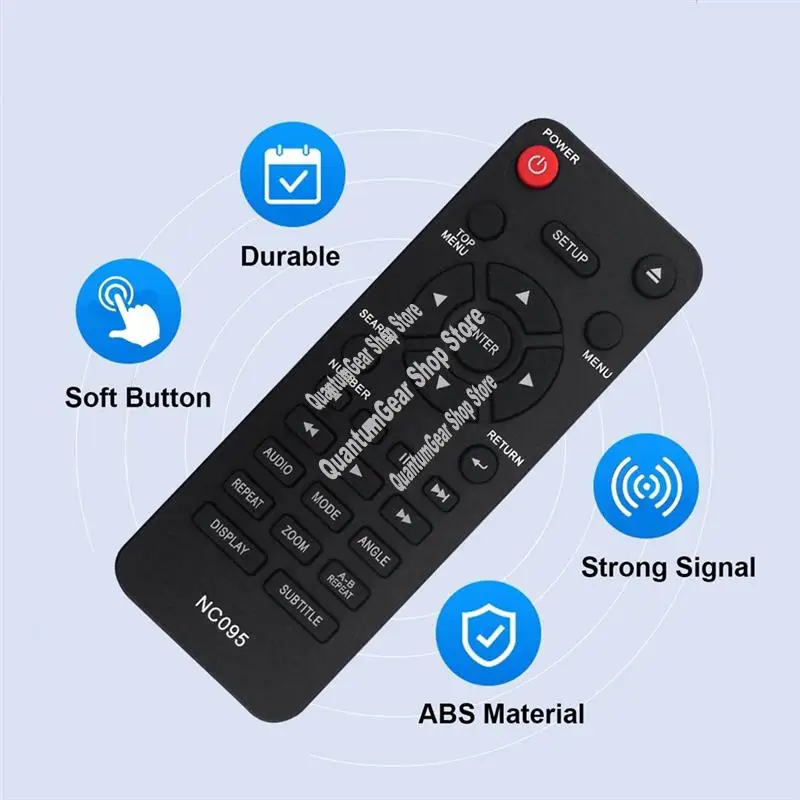 Reemplace el control remoto para el control remoto MAGNAVOX SANYO NC095-A32R