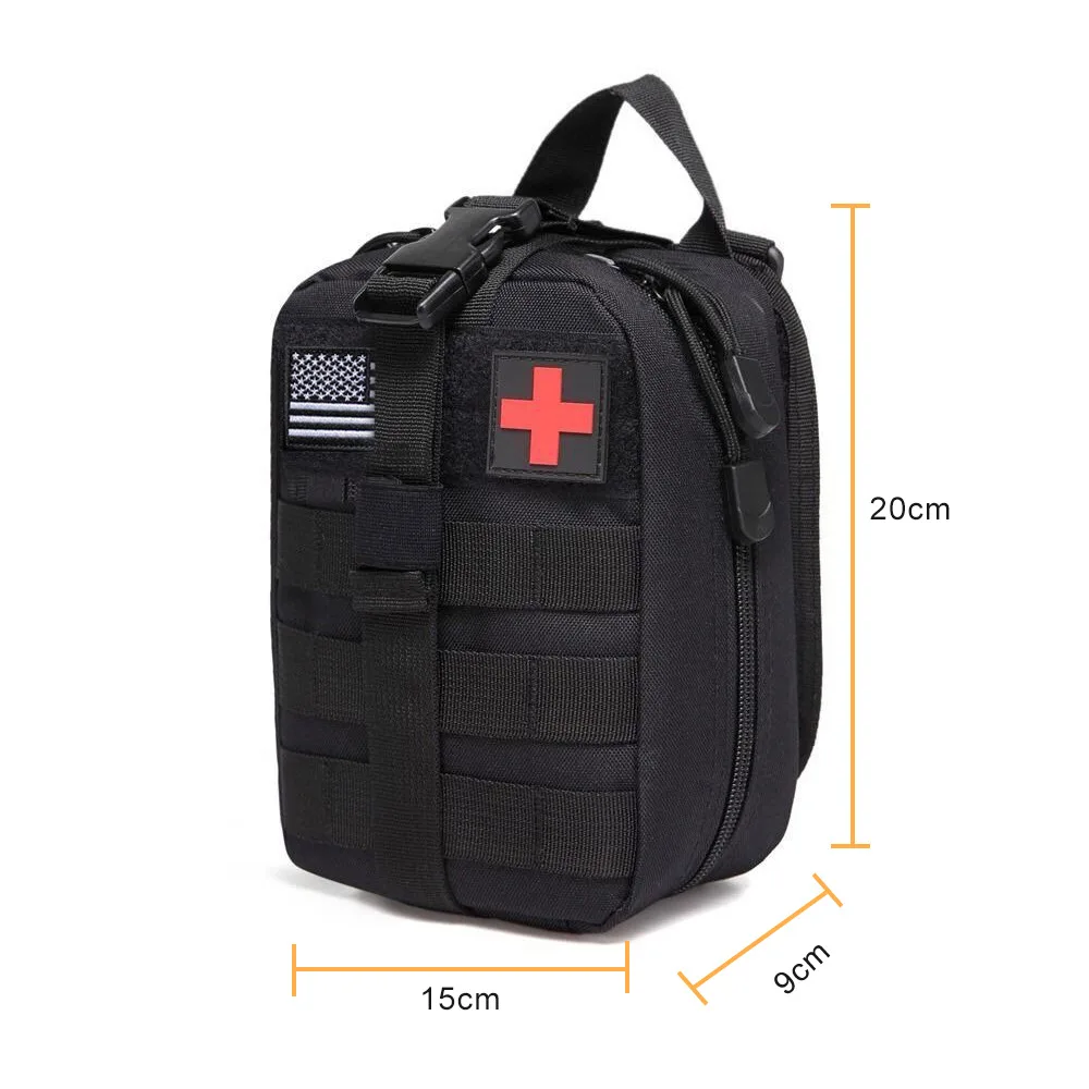 Tactical CAT First Aid Kit Emergency Kit Outdoor Portable Mountaineering Pocket Training Tourniquet Set Field Camp Storage Bag