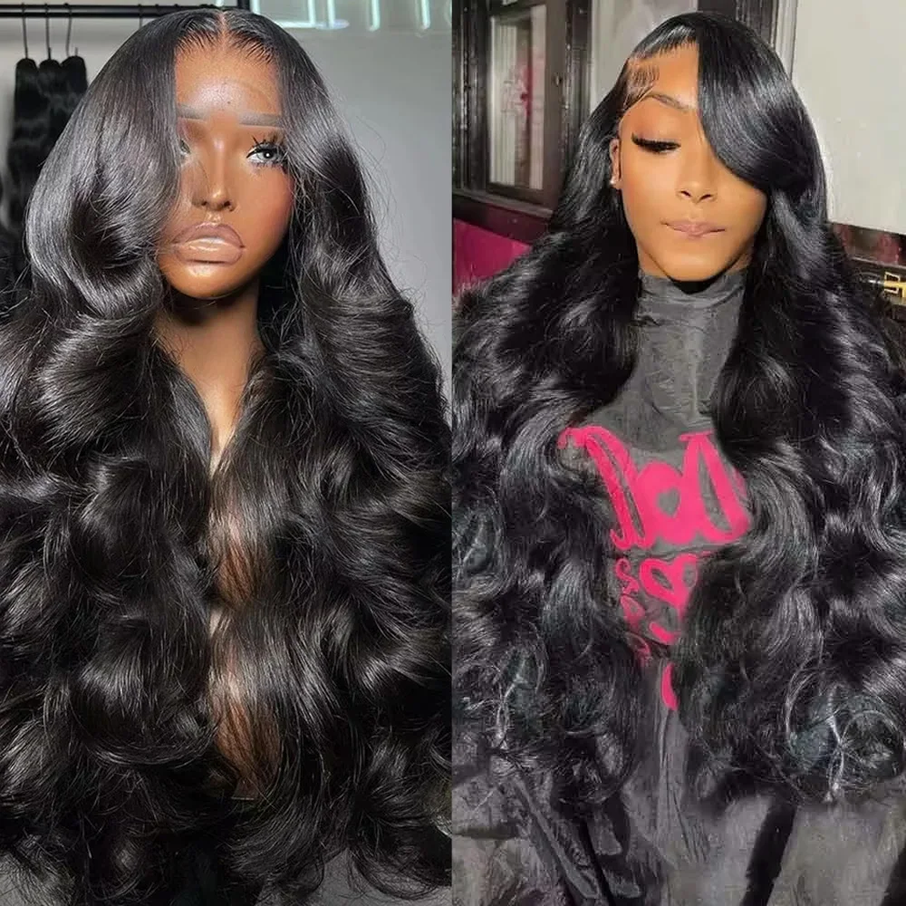 

Body Wave Wig Natural Black Body Wave 13x6 360 HD Lace Frontal Human Hair Wig Pre Plucked Human Hair Wigs For Black Women