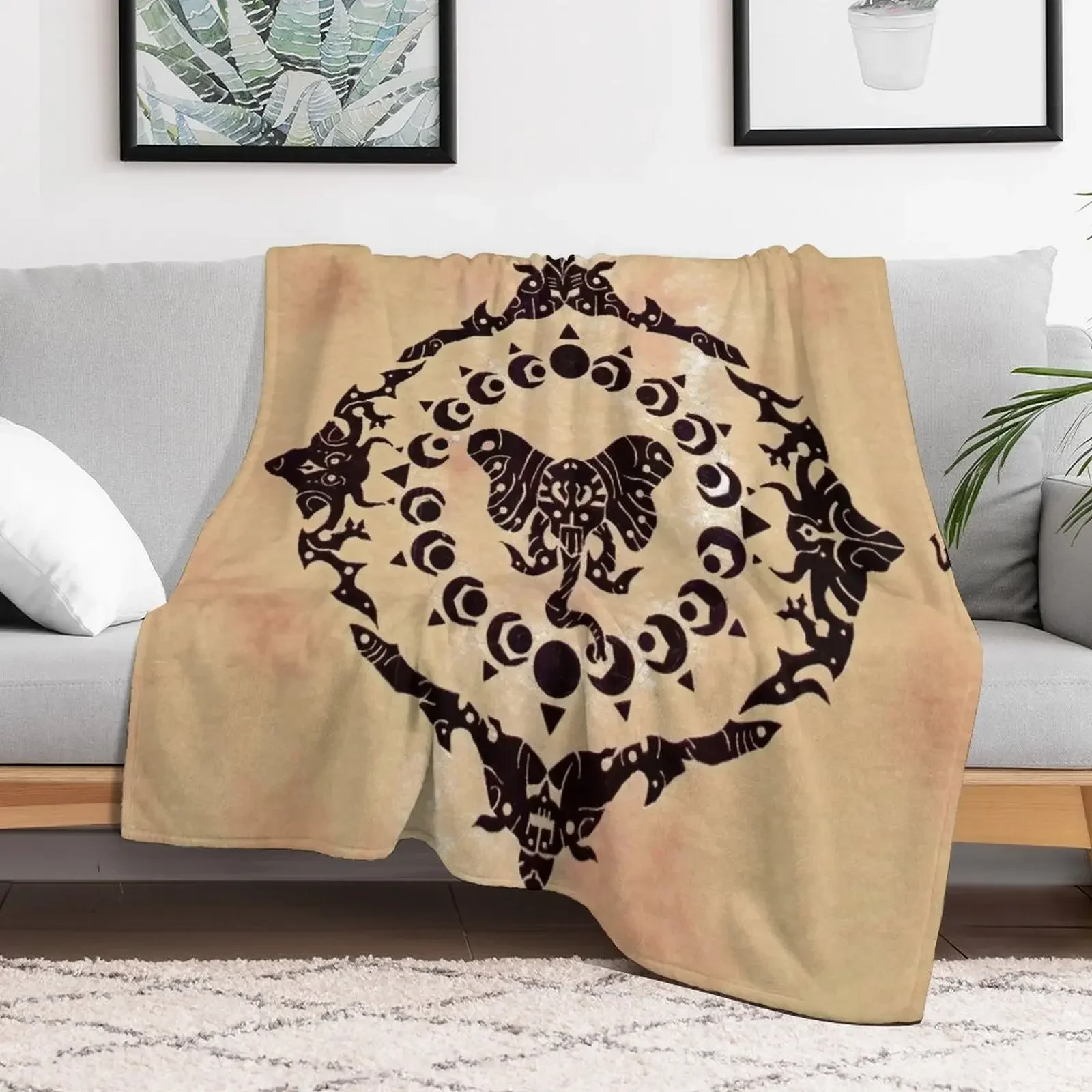 

Elephant Compass Throw Blanket Blankets For Baby Furrys warm for winter Nap Blankets
