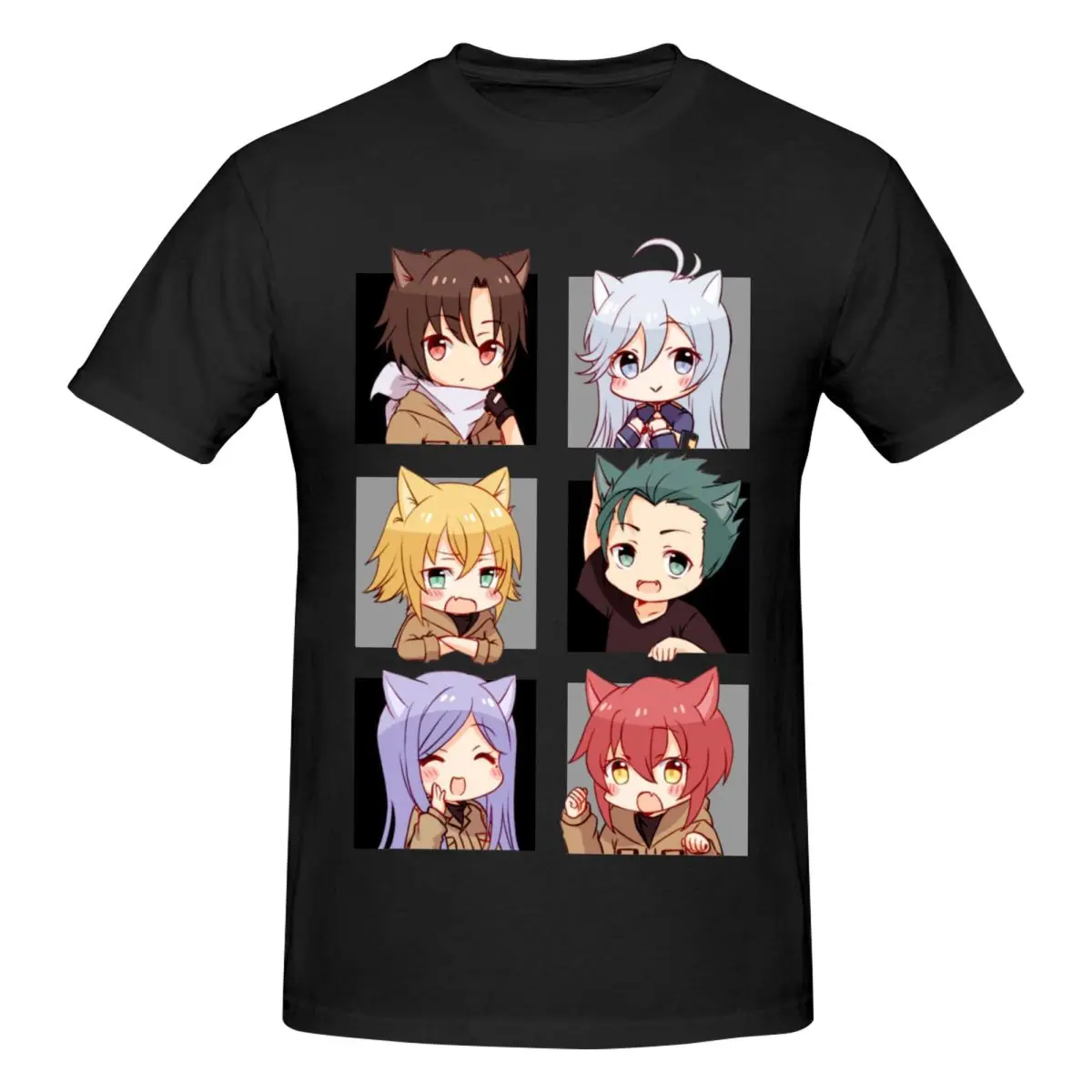 Eighty Six 86 Characters T Shirts Graphic Y2K Anime Short Sleeve Mens Women Tshirt Tops