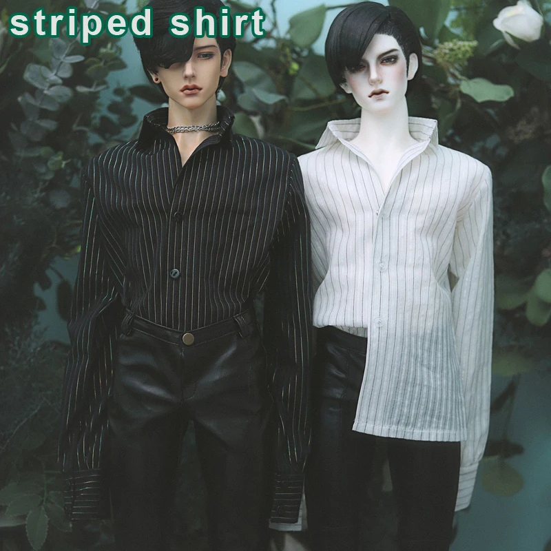 

D04-014 children toy BJD SD ID75 ID73 Uncle doll's accessories Black and white striped shirt 1 pcs