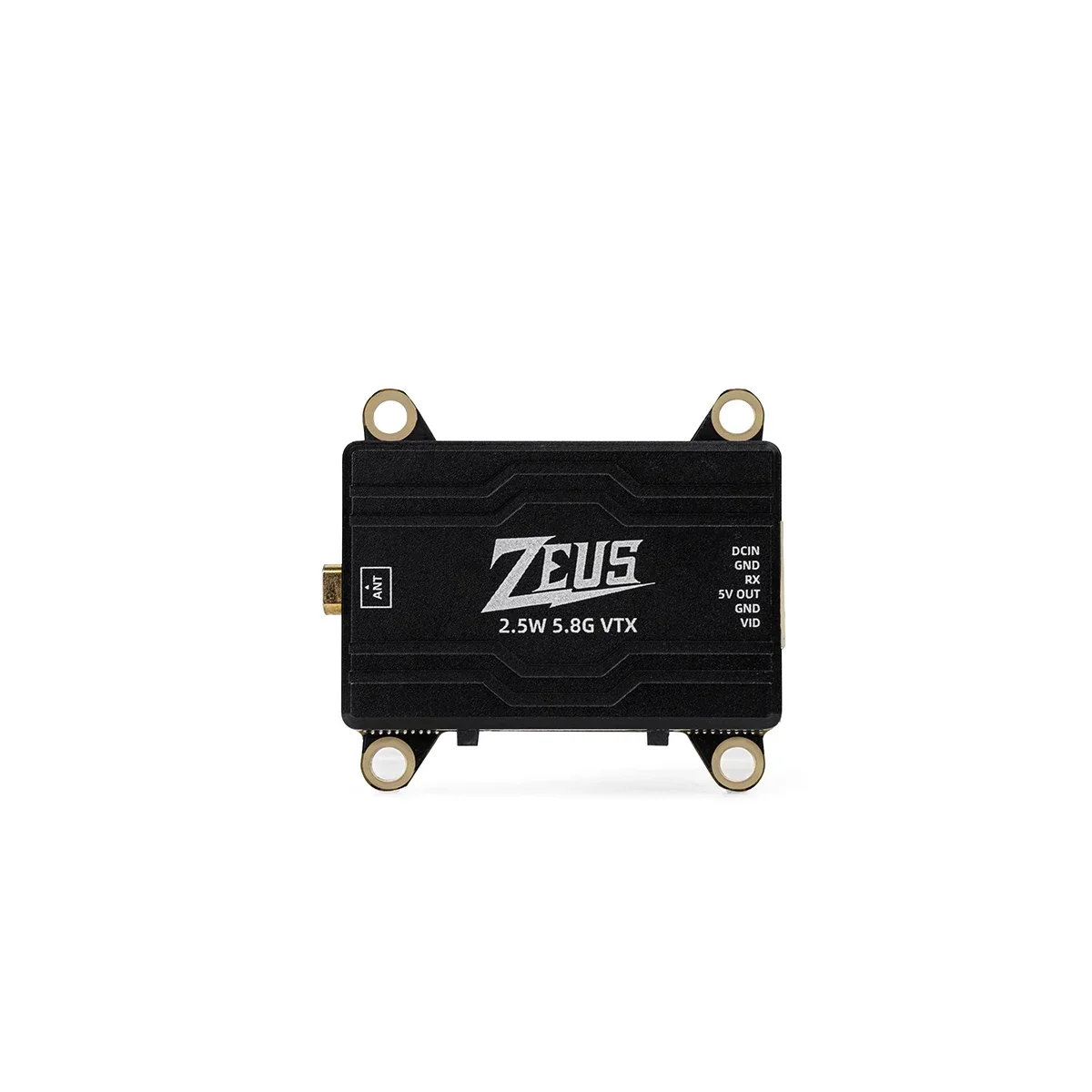 

HGLRC ZEUS 5.8GHz 40CH 2.5W VTX: CNC Shell with Heat Dissipation, 2-6S Lipo, Switchable for Long Range FPV Drone