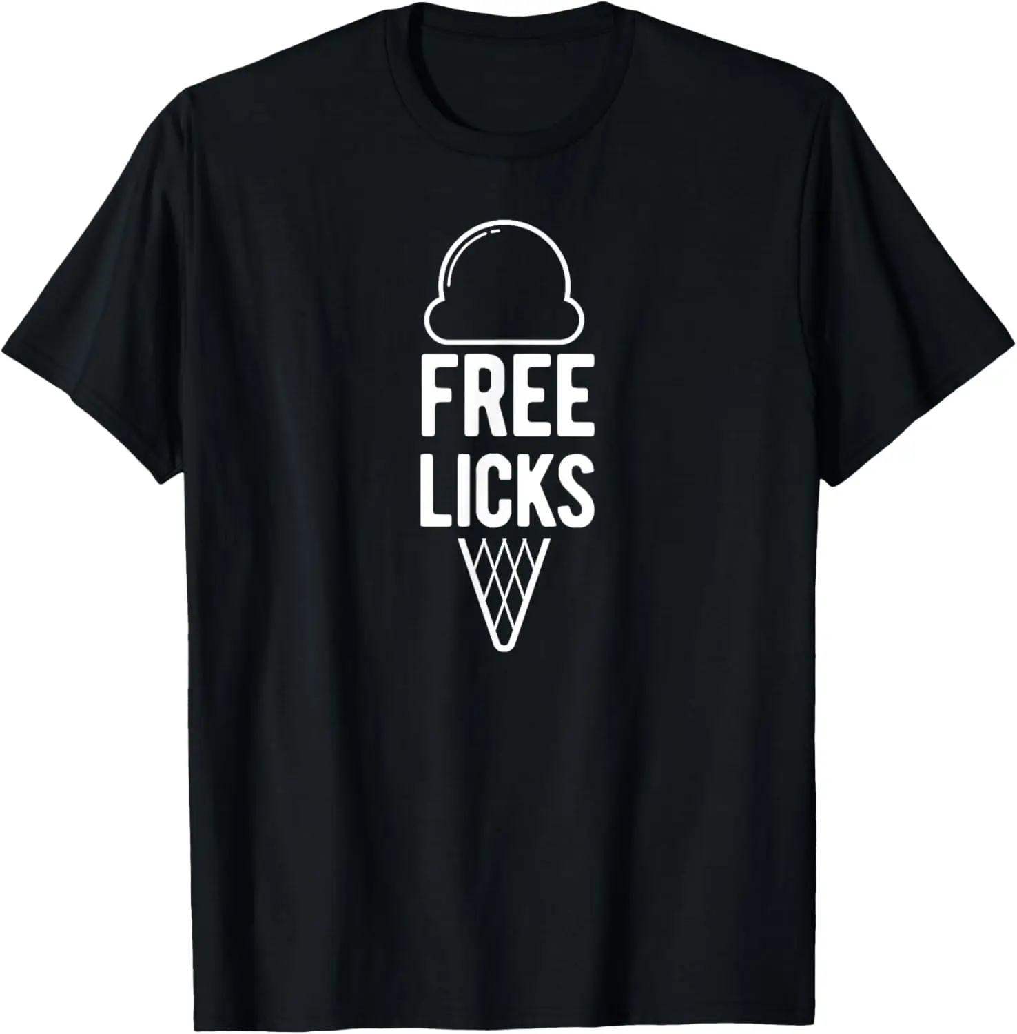 

Футболка с забавным рожком Free Licks Ice Cream