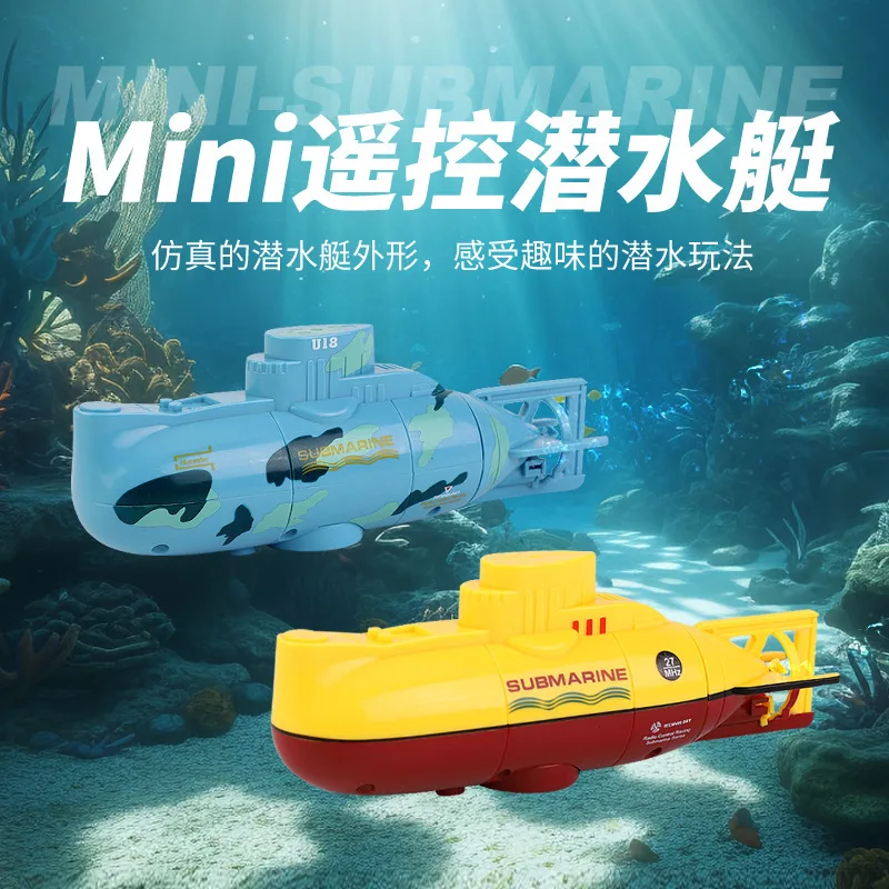 3311 Mini Remote Controlled Submarine 6-Channels Submersible Nuclear Submarine Rc Boat Electric Kid\'s Outdoor Model Toy Gift