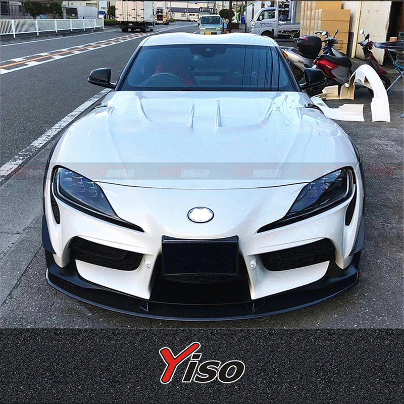 Suitable for New SUPRA GR A90 Aerodynamic kit retrofit Aimgain carbon fiber enveloping front lip cover A90 Aimgain Machine cover