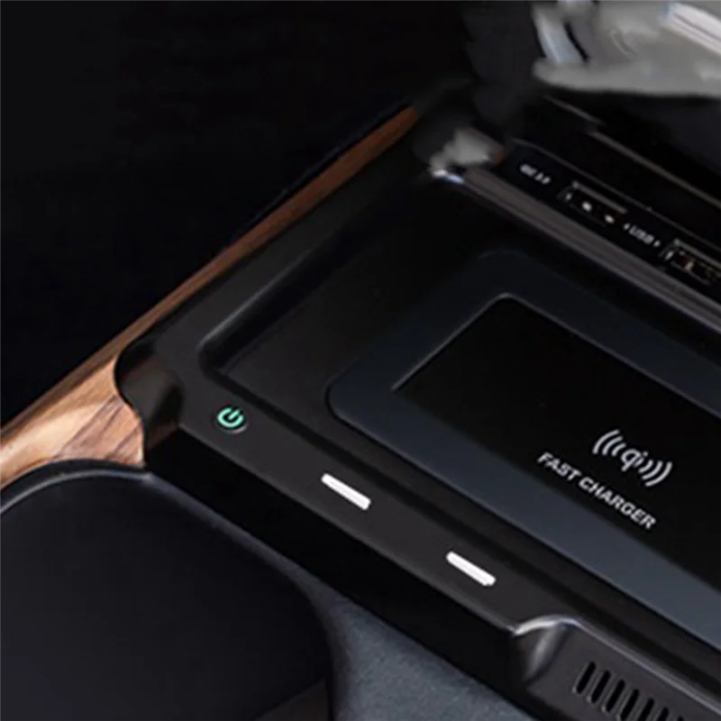 A64P-15W شاحن سيارة لاسلكي تشى شاحن الهاتف شحن سريع حامل هاتف استبدال أجزاء اكسسوارات لهوندا CRV 2017-