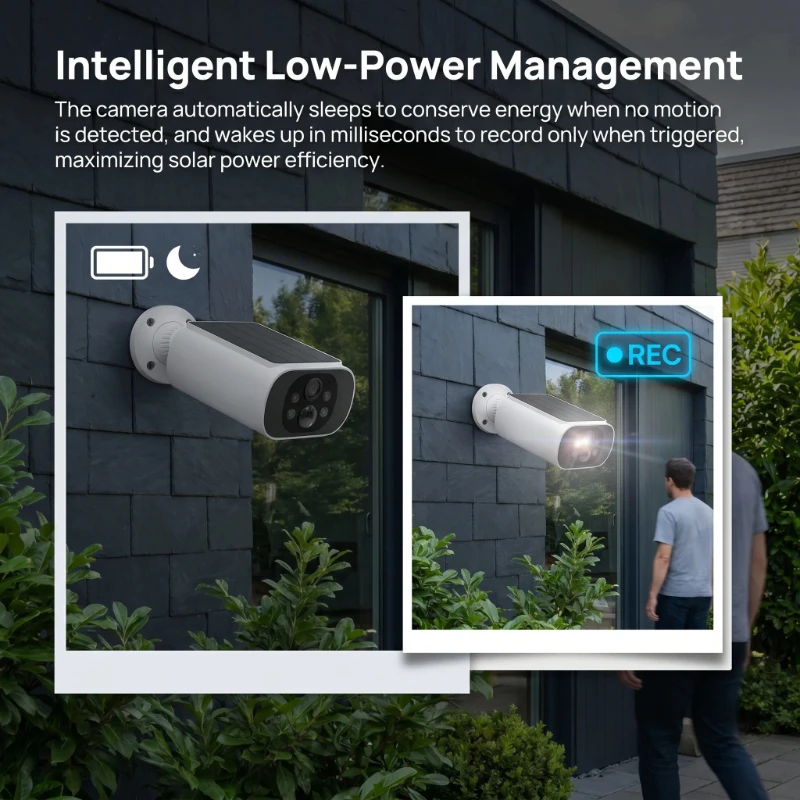 Outdoor Weatherproof Home Camera, HD 2MP 1080P 4MP 5MP 8MP 4K, Full Color Day & Night Vision, Home Monitoring Camera for House Y