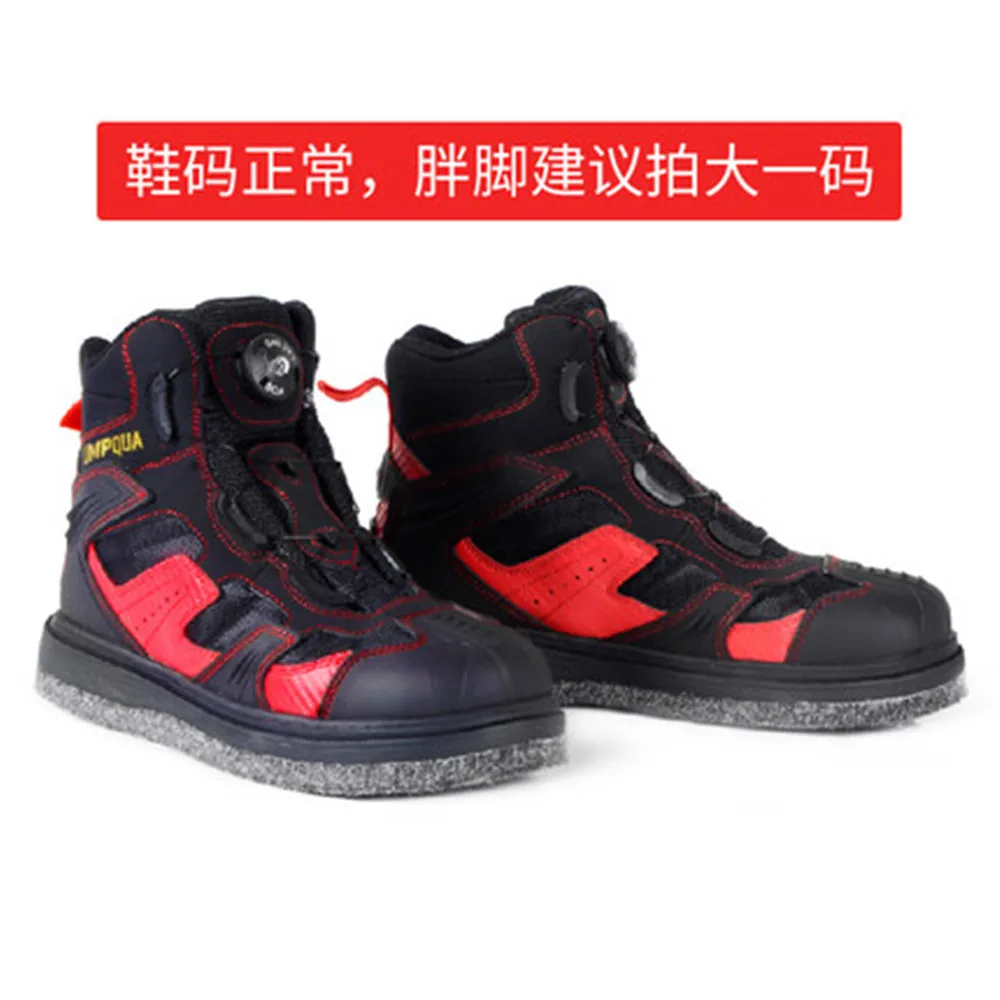 2021 New Men's Fishing Hunting Wading Boots Outdoor Breathable Shoes Size 39-45 Men Anti-slip Rubber Boots For Fishing waders