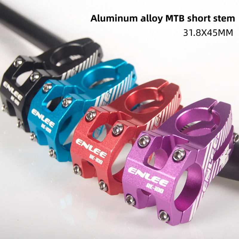 

MTB Stem 31.8x45mm High-Strength Short Handlebar Stem Aluminum Alloy Bicycle Bridge Racing Downhill Bike / Road Bike Stem