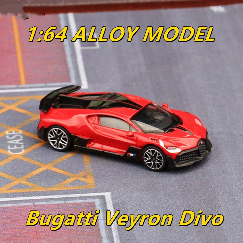 Limited Edition 1:64 Bugatti Veyron Divo Alloy Car Model Diecasts Metal Toy Car Model High Simulation Gift With Retail box