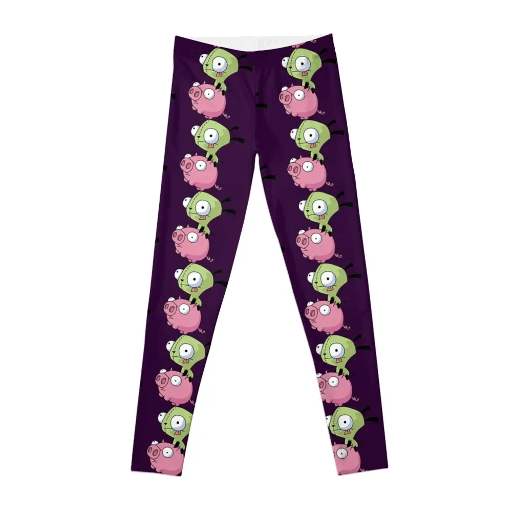 

Gir Riding Pig Leggings Fitness clothing sport pants Womens Leggings