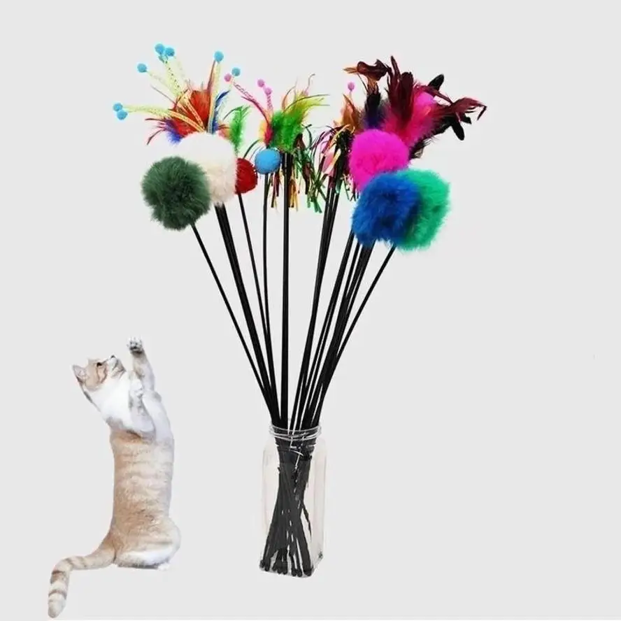 #48 Low Cost Cat Wand Toys That Work
