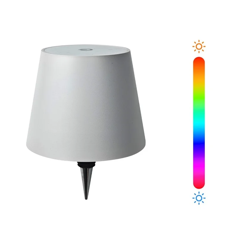 Lámpara de mesa inalámbrica táctil con luz de botella de COFA-LED RGB y lámpara de botella de 3 colores para restaurantes y bares interiores/exteriores