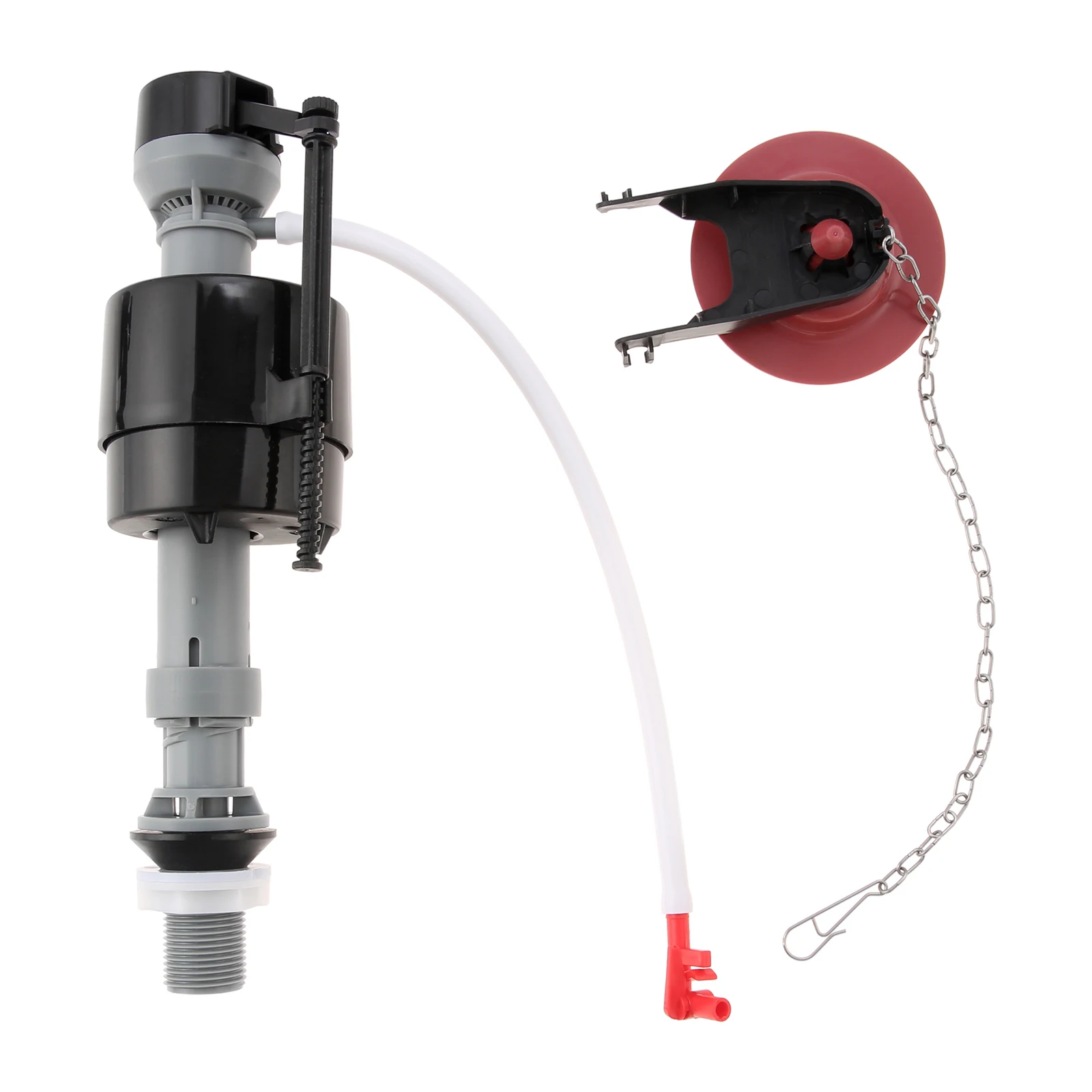 1Set Toilet Fill Valve & 2-inch Flapper Replacement Kit,US Standard G15/16