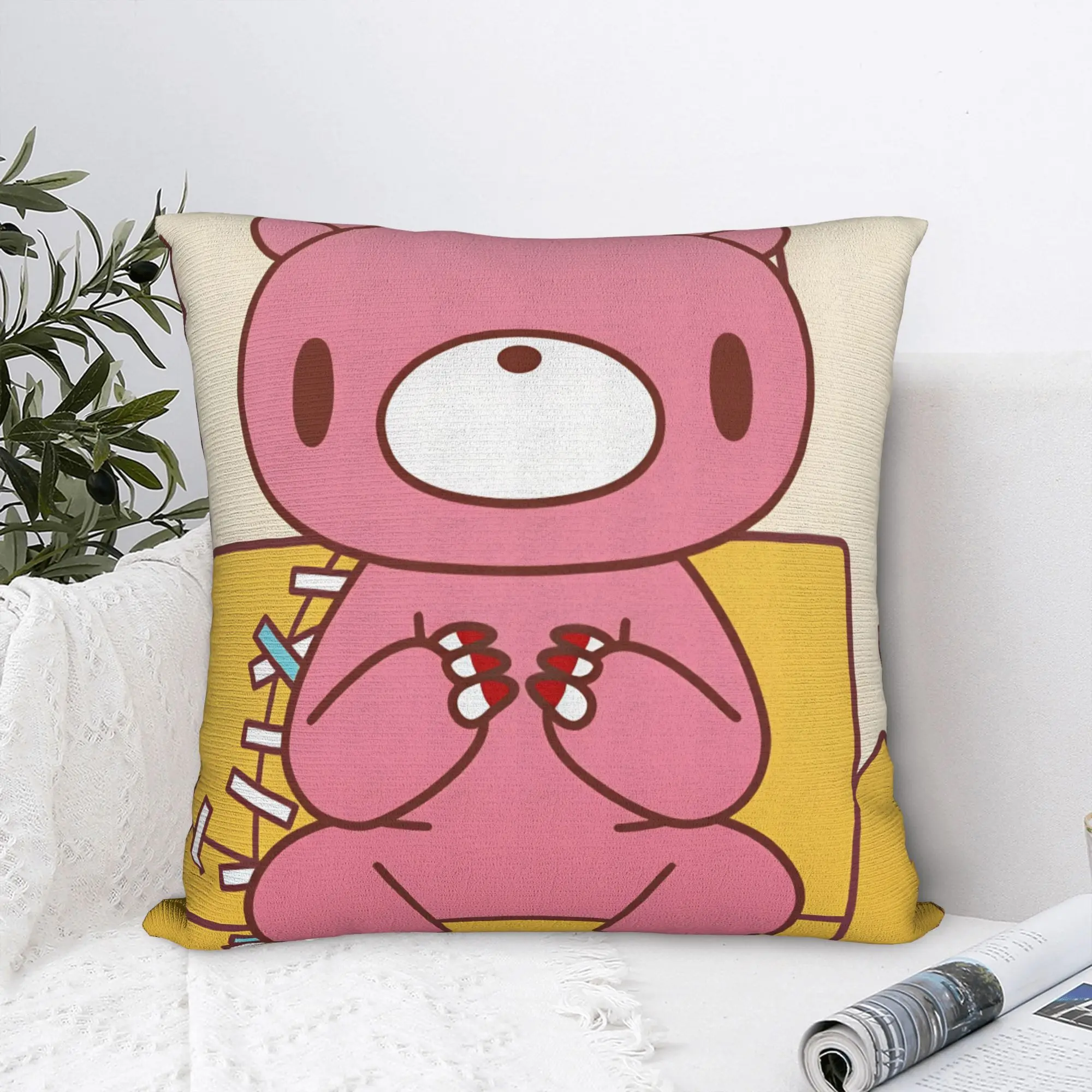 Cartoon G-Gloomy Bear  Pillow Cover  Morden Pillow Case For Wedding Party Home Decor Custom Pillowcases Gift