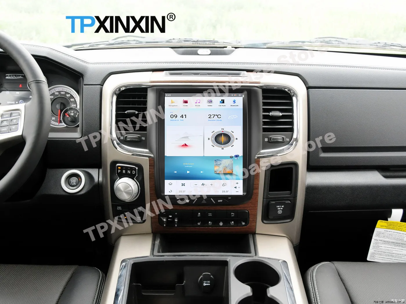 Qualcomm Radio Stereo Receiver Android 11 For Dodge RAM 1500 2014 2015 2016 2017 2018 GPS Player Navigation Autostereo Head Unit