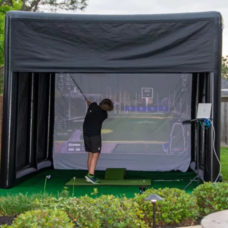 

Portable Inflatable Mini Golf Field Inflatable Golf Net Practice Outdoor Inflatable Golf Enclosure