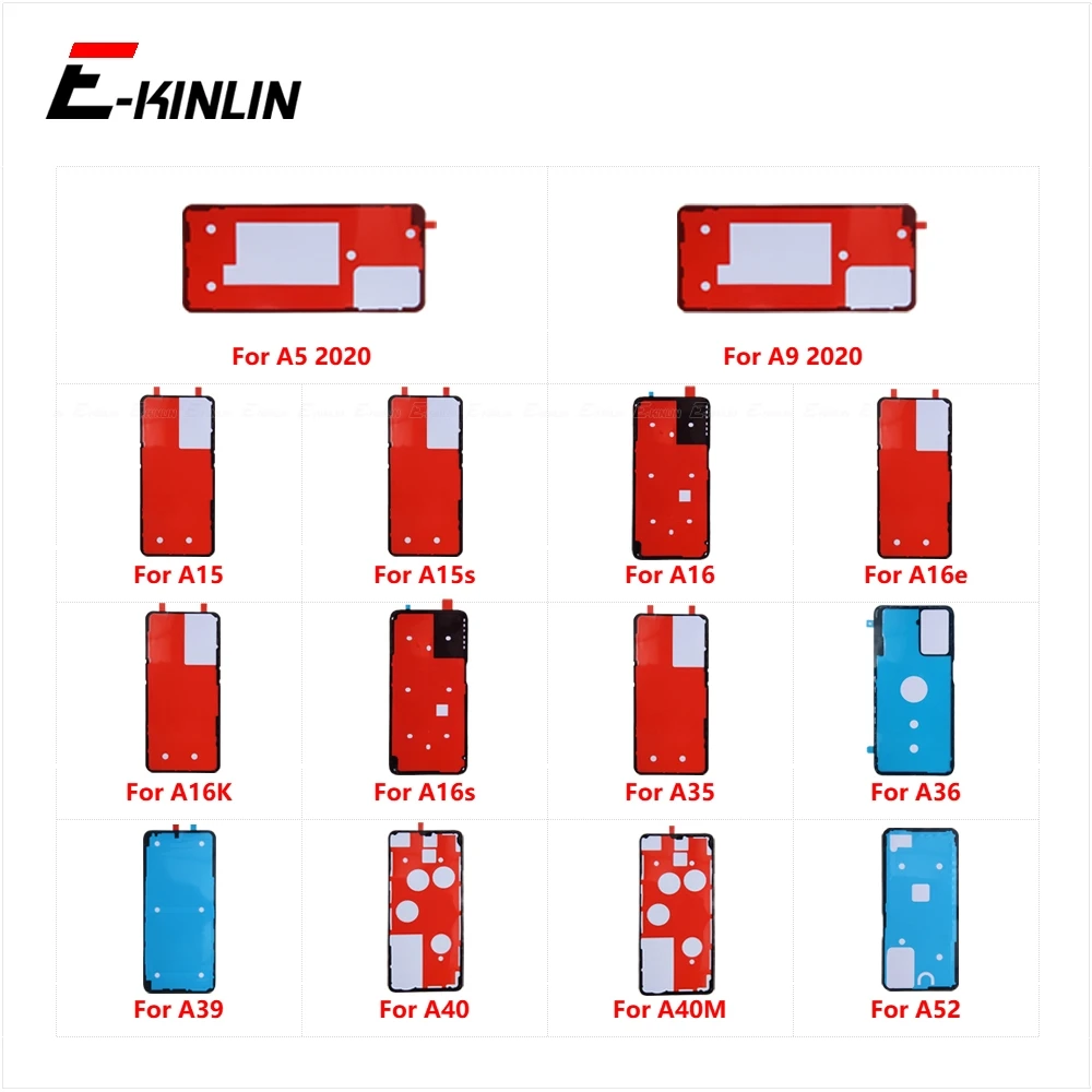 Back Battery Cover Door Sticker Adhesive Glue Tape For OPPO A5 A9 2020 A15 A15s A16 A16e A16K A16s A35 A36 A39 A40 A40M A52