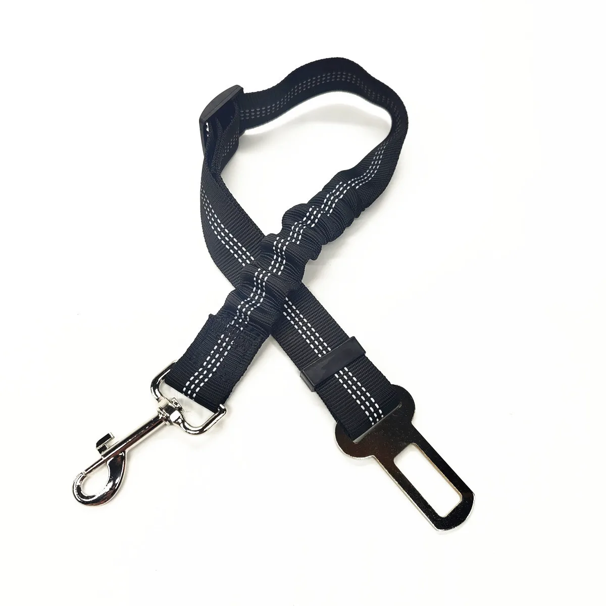 Verstellbarer Hundesautositzgurt für Hunde, Nylon, reflektierende Dämpfung, Elastizität, Auto, Reisen, Hundezubehör für Hunde